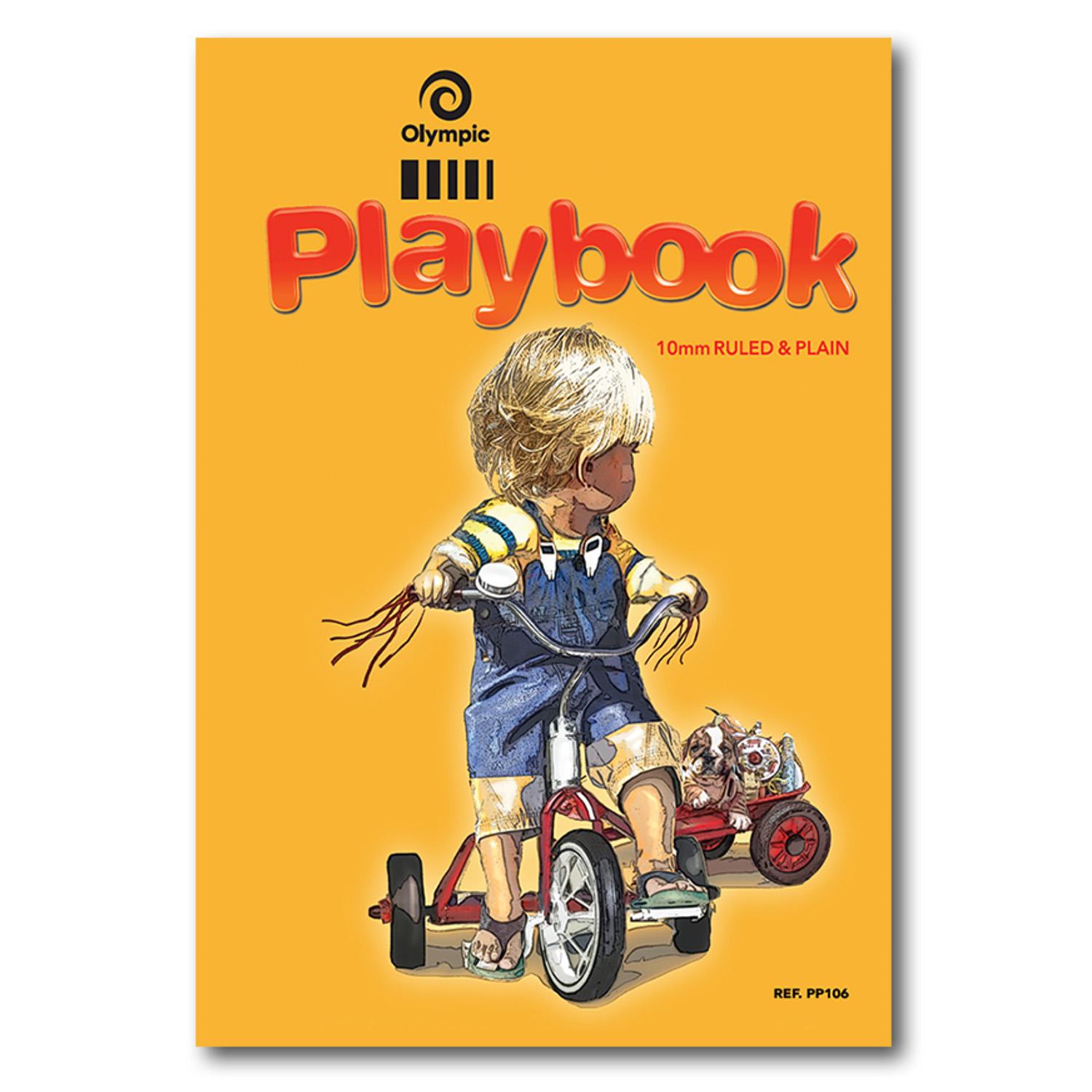 PLAY/ACTIVITY BOOK OLYMPIC 335X240MM 10MM RULED/PLAIN 64PG