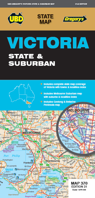 MAP UBD/GRE VICTORIA STATE & SUBURBAN 370 31ST ED