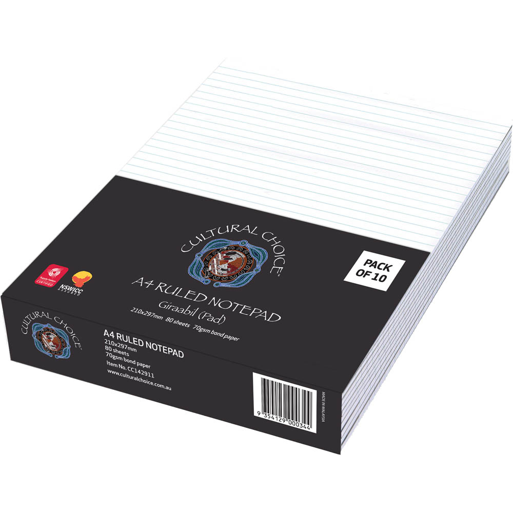 OFFICE PAD CULTURAL CHOICE A4 DOUBLE SIDE PRINT 80SHEET