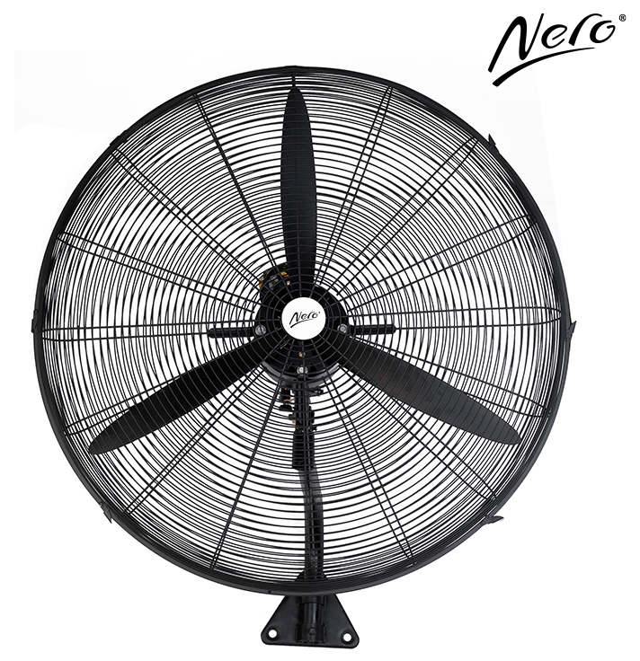 SP- FAN NERO 75CM BLADE INDUSTRIAL WALL BLACK