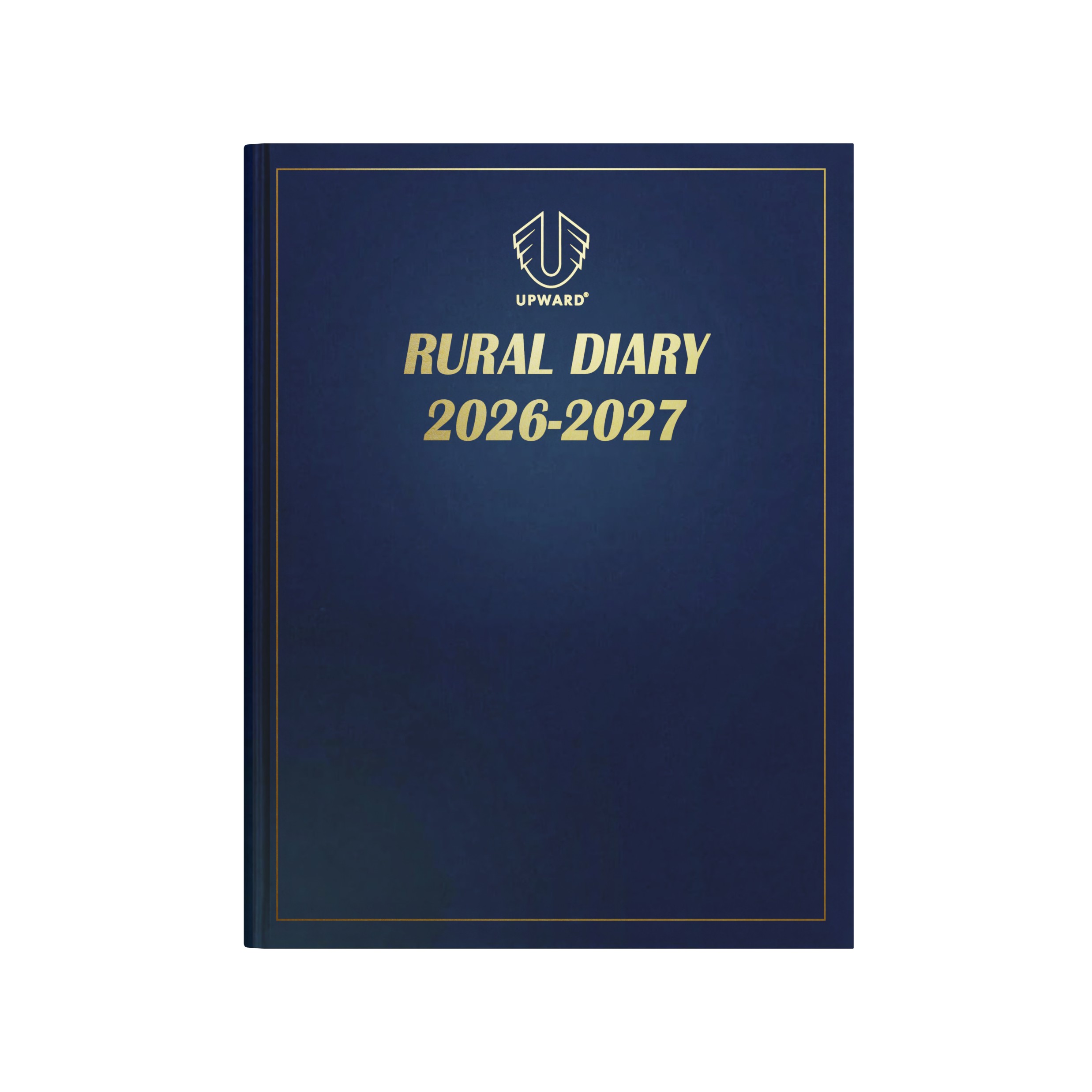 DIARY FINANCIAL YEAR 26-27 UPWARD RURAL A4 UPFYR4327 2DTP BLUE
