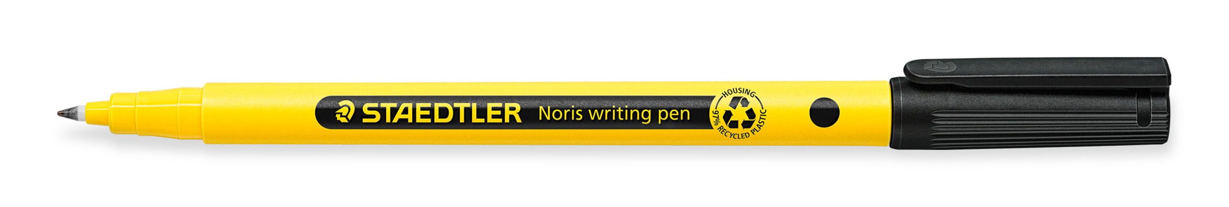 SP- PEN STAEDTLER NORIS 307-9 WRITING PEN 97% RECYCLED PLASTIC BX10 BLACK