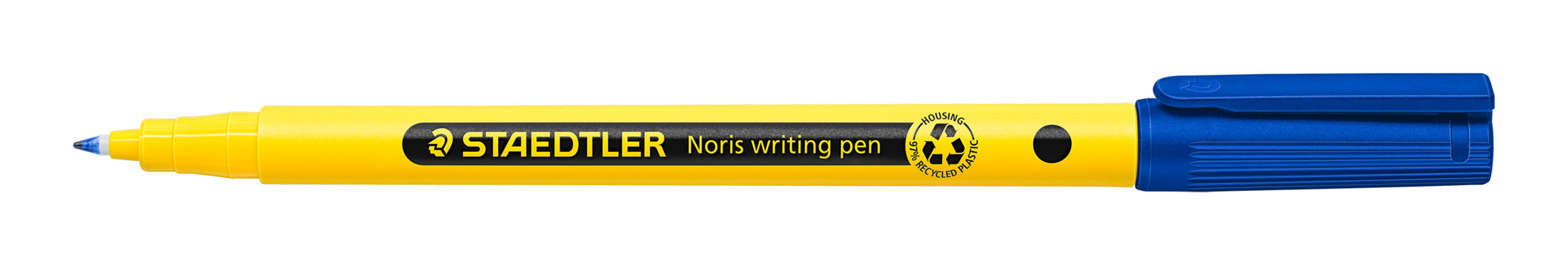 SP- PEN STAEDTLER NORIS 307-3 WRITING PEN 97% RECYCLED PLASTIC BX10 BLUE