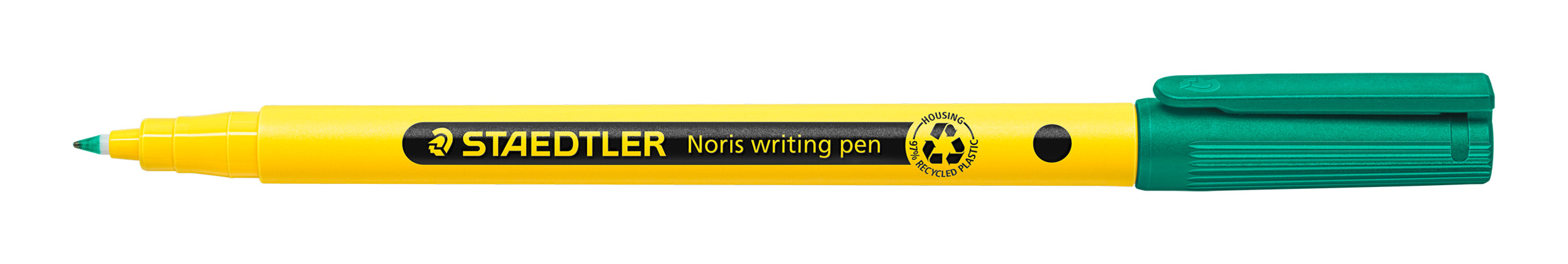 SP- PEN STAEDTLER NORIS 307-5 WRITING PEN 97% RECYCLED PLASTIC BX10 GREEN