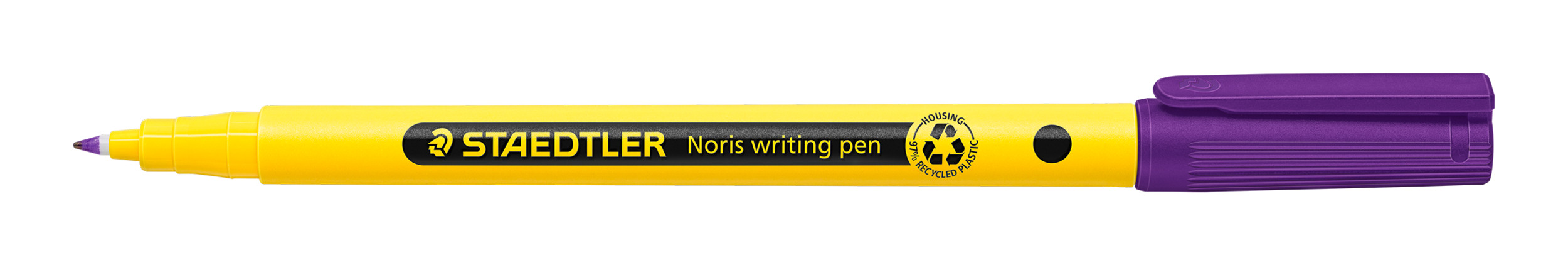 SP- PEN STAEDTLER NORIS 307-6 WRITING PEN 97% RECYCLED PLASTIC BX10 PURPLE