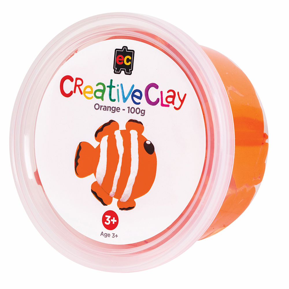 SP- CLAY CREATIVE EC 100GM ORANGE