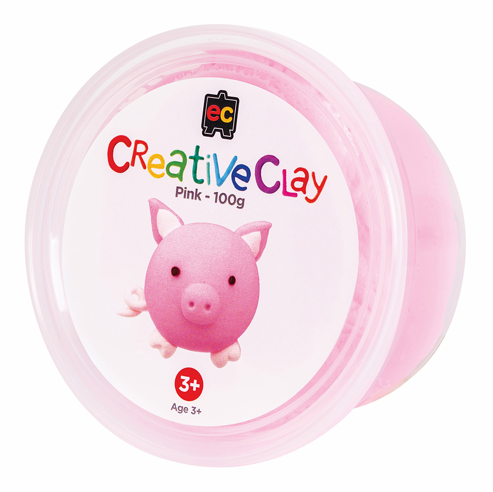 SP- CLAY CREATIVE EC 100GM PINK