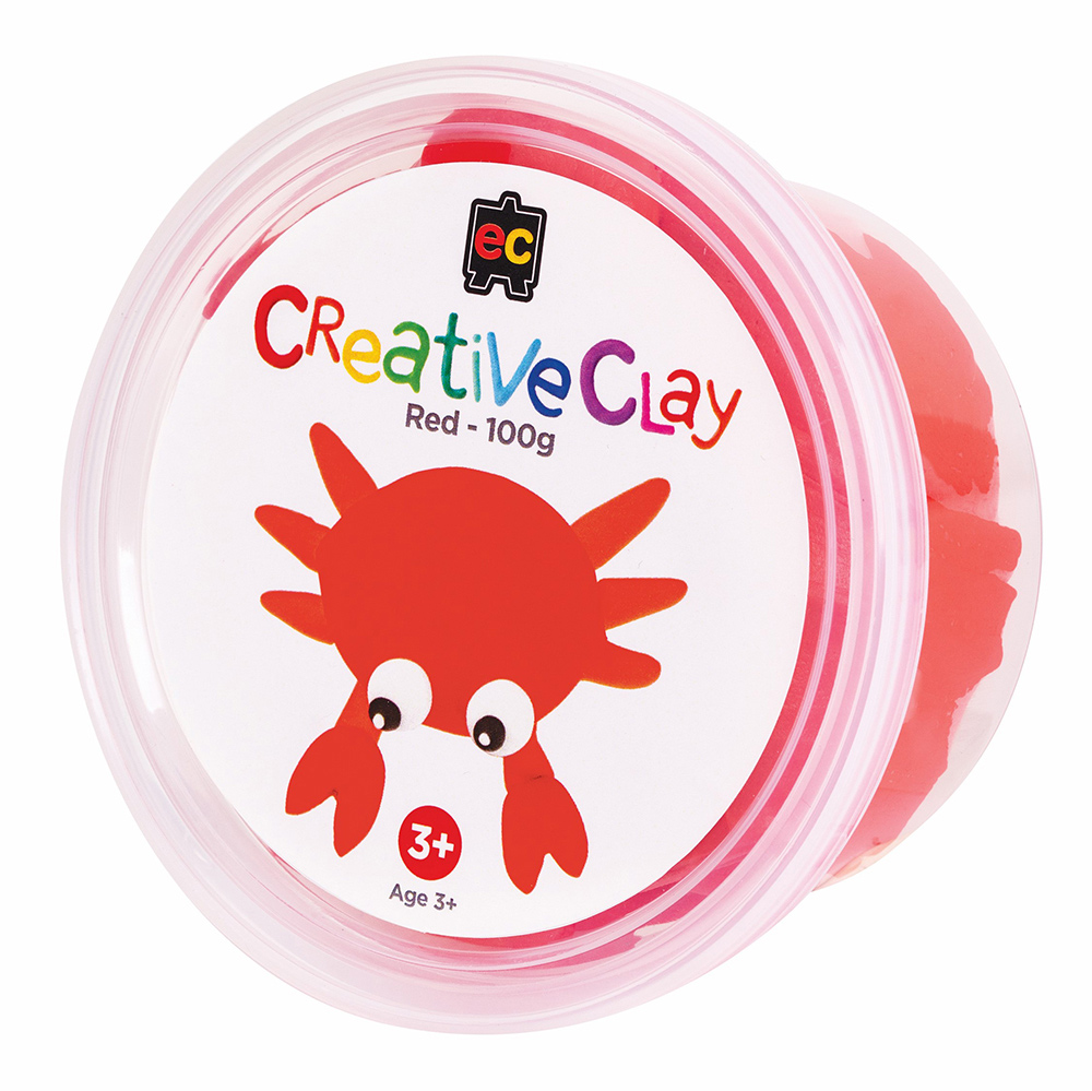SP- CLAY CREATIVE EC 100GM RED