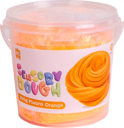 SP- SENSORY DOUGH EC 250GM FLURO ORANGE