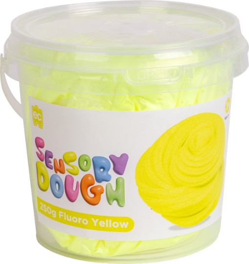 SP- SENSORY DOUGH EC 250GM FLURO YELLOW