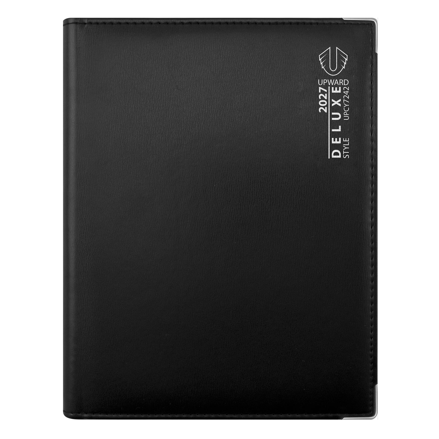 DIARY 2027 UPWARD DELUXE A5 7242 PU WIRE-O DTP BLACK