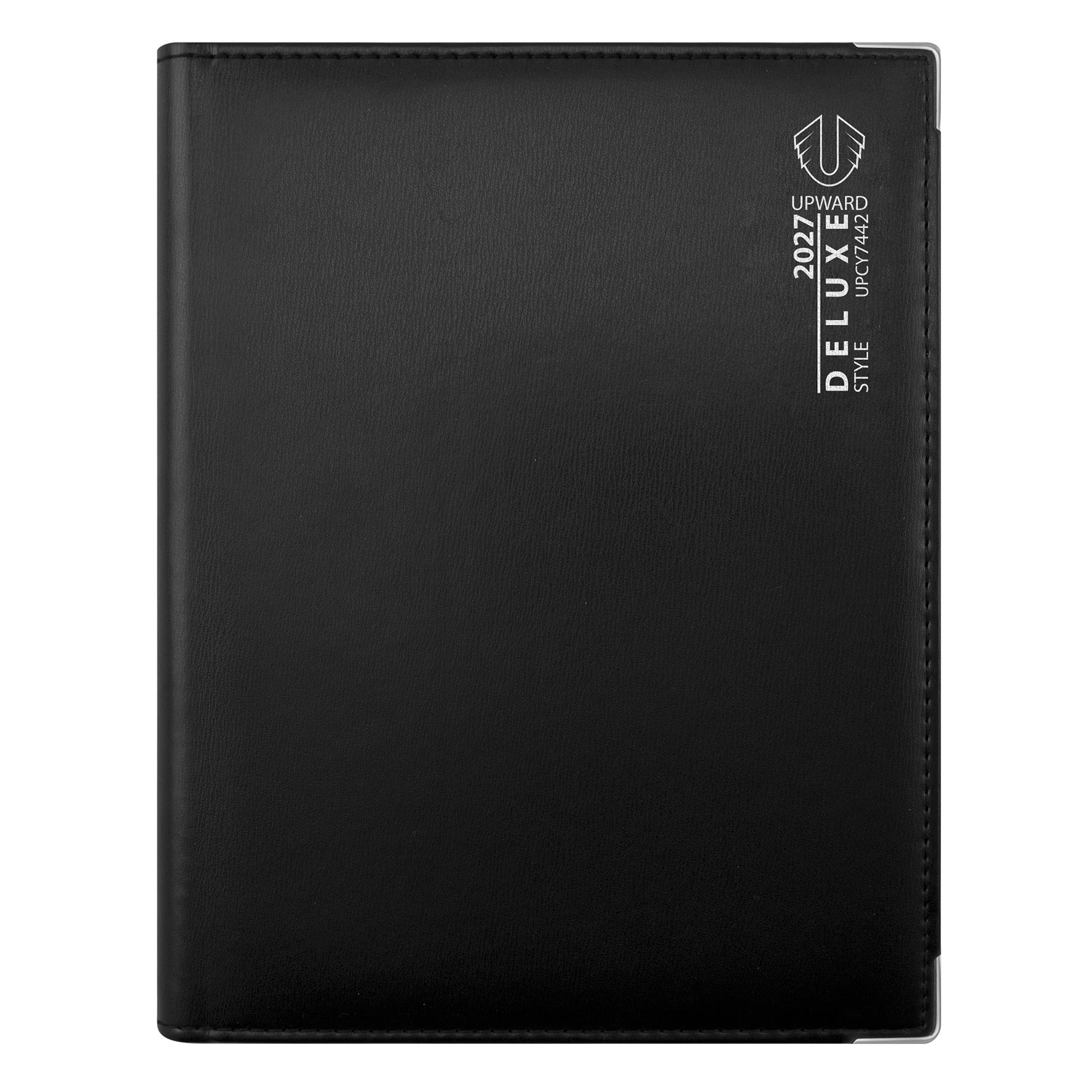 DIARY 2027 UPWARD DELUXE A5 7442 PU WIRE-O WTV BLACK