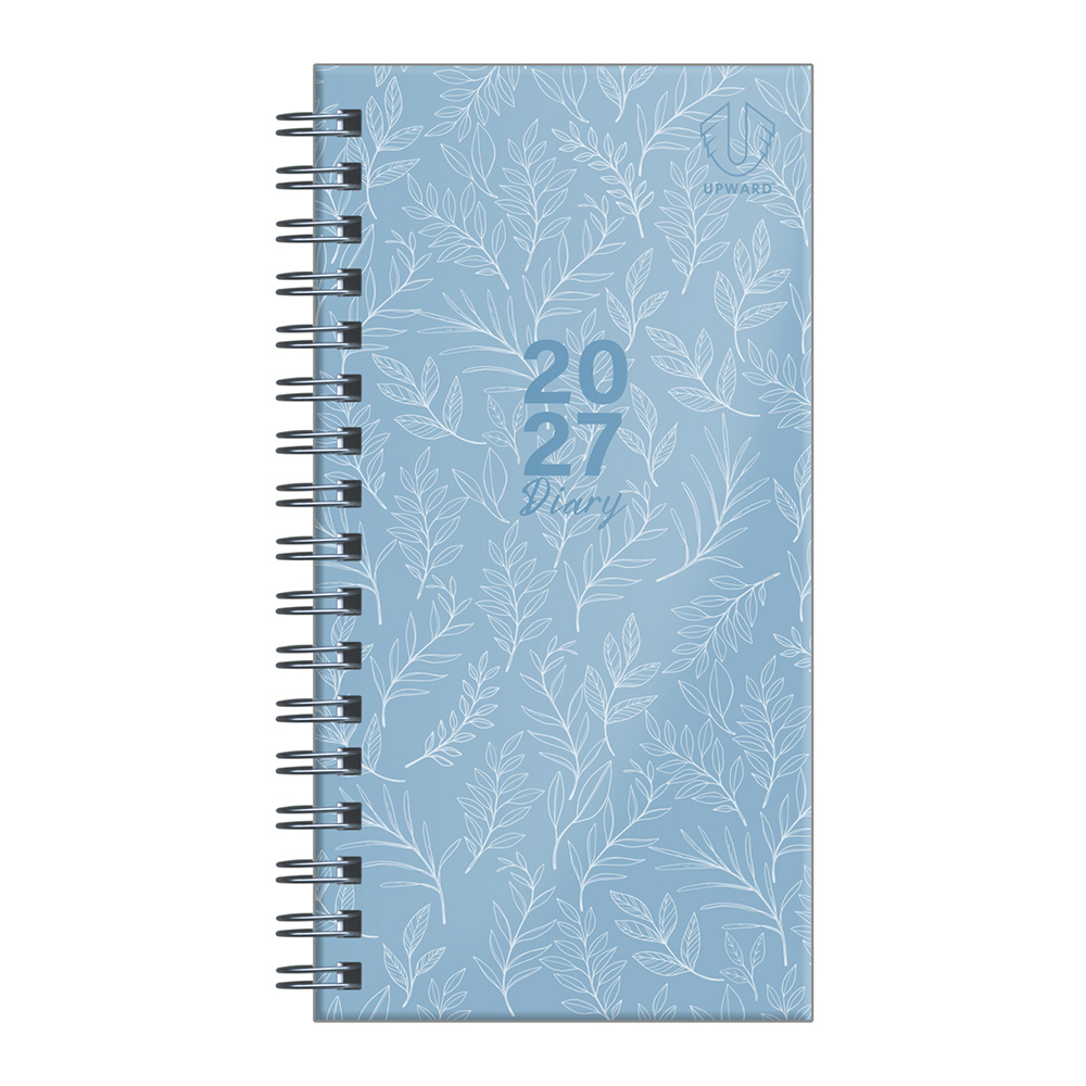 DIARY 2027 UPWARD FASHION A6/7 5436-BLU H/C WIRE-O WTV BLUE SKY