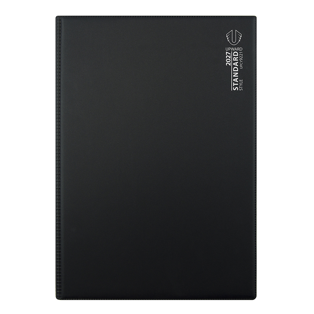 DIARY 2027 UPWARD STANDARD A4 9221 PVC DTP BLACK