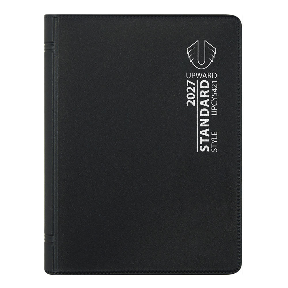 DIARY 2027 UPWARD STANDARD A7 5421 PVC WTV BLACK