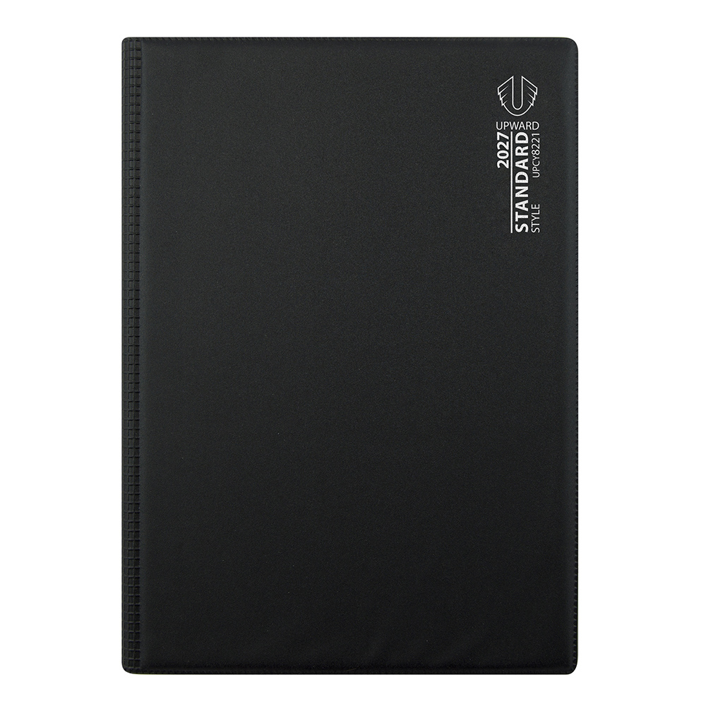 DIARY 2027 UPWARD STANDARD B5 8221 PVC DTP BLACK