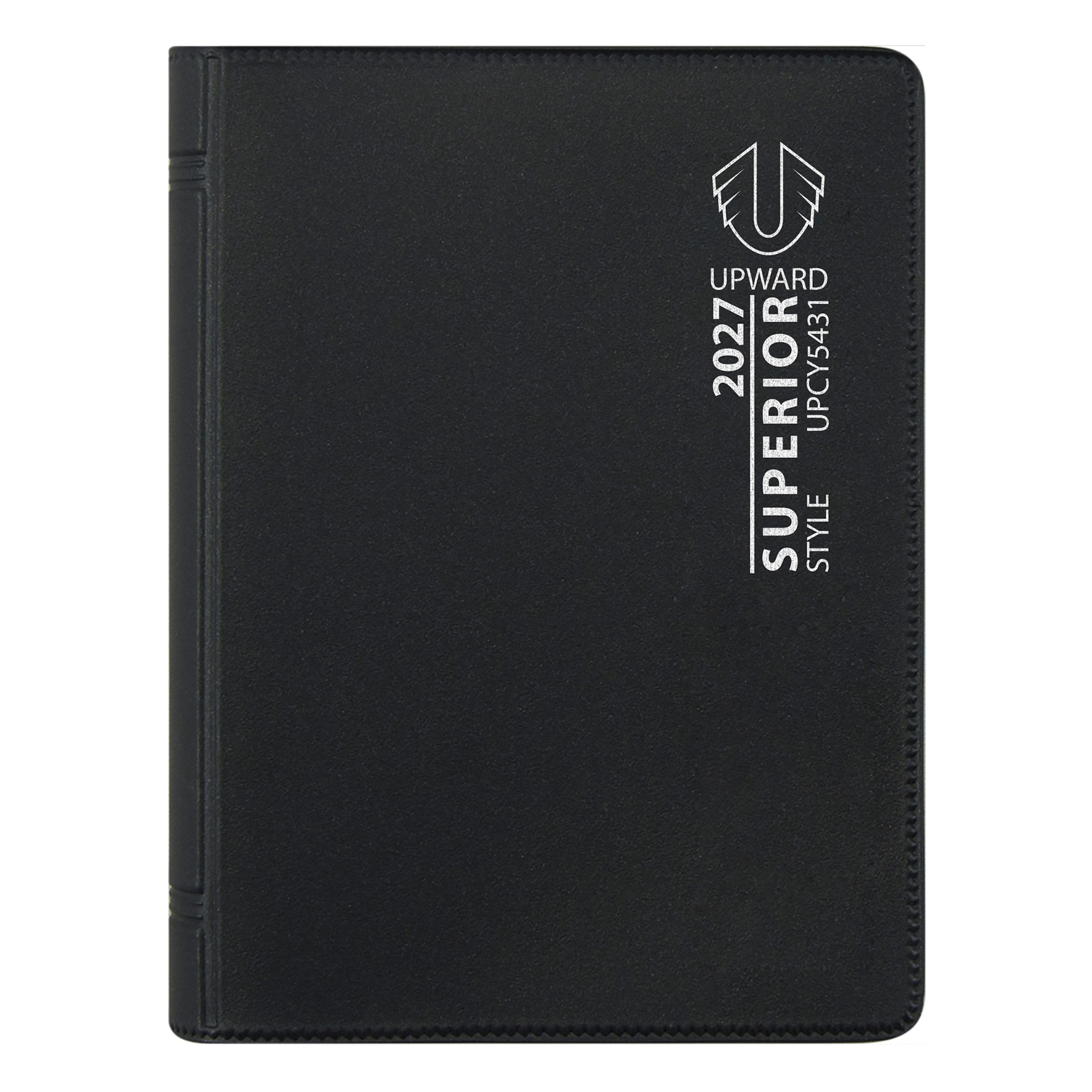 DIARY 2027 UPWARD SUPERIOR A7 5431 PVC WIRE-O WTV BLACK