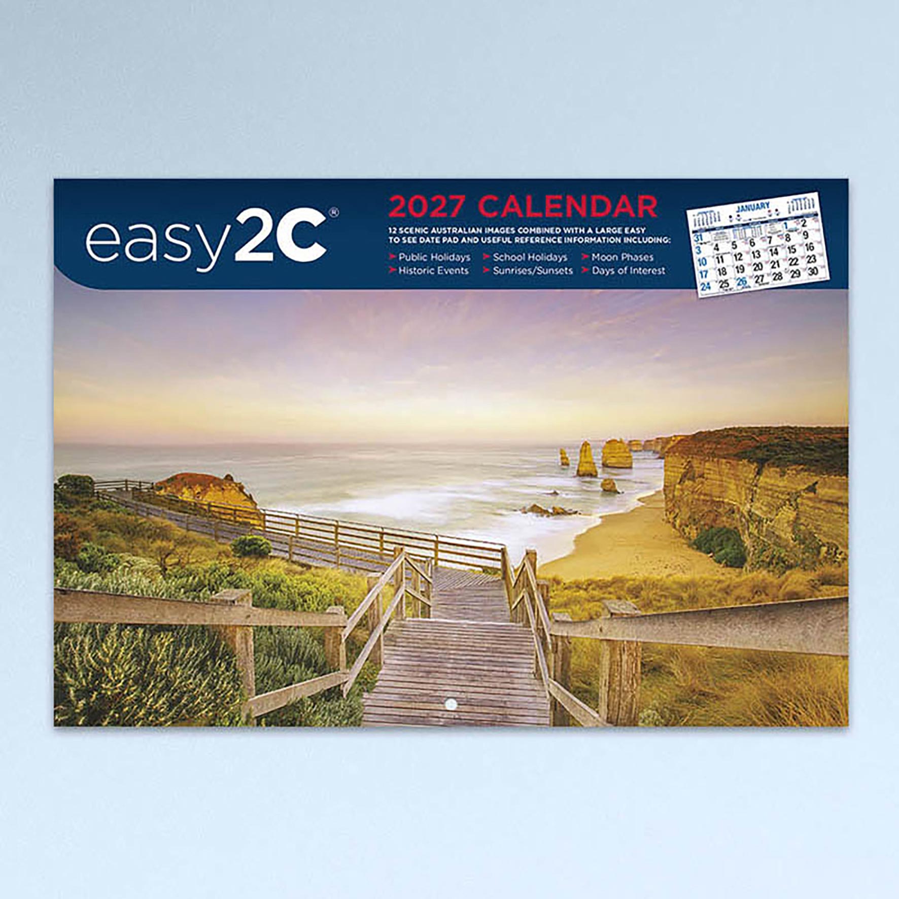CALENDAR 2027 EASY2C A4 STITCHED EASY2C