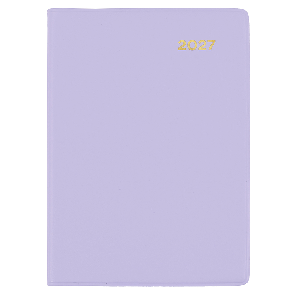 DIARY 2027 COLLINS BELMONT A7 337.V55 PVC POCKET WTV LILAC