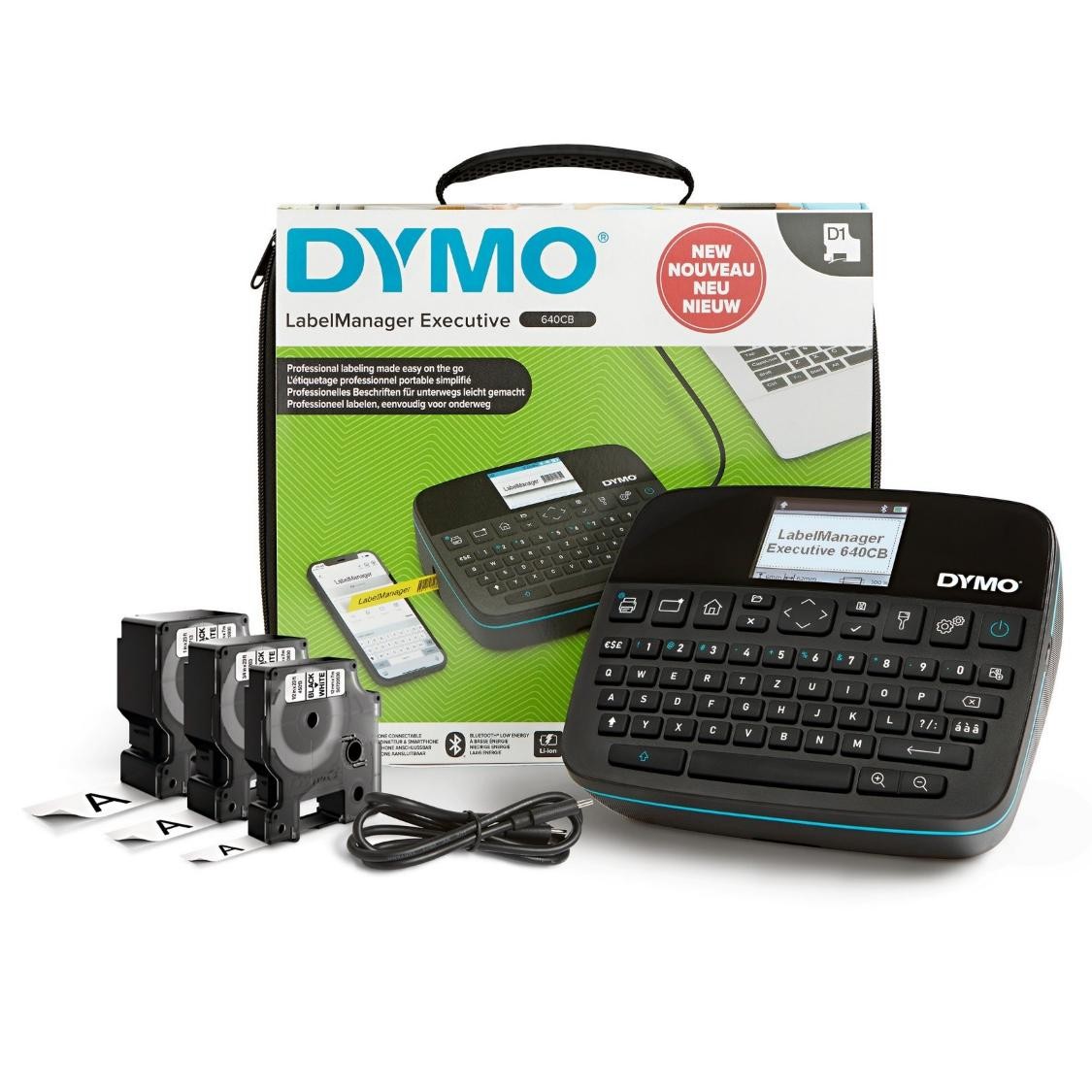 SP- LABEL MAKER DYMO LABELMANAGER EXECUTIVE 640 CB PORTABLE PRINTER KIT