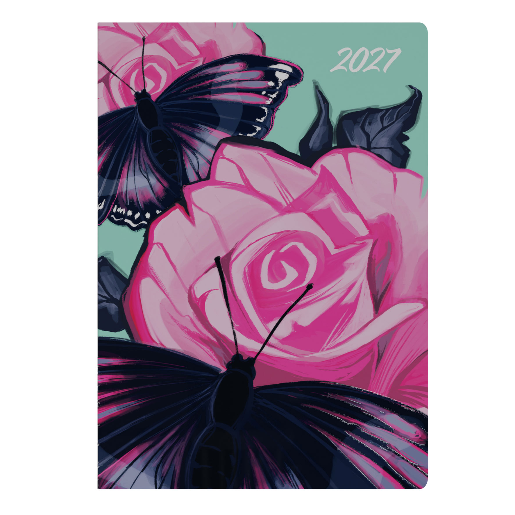 DIARY 2027 COLLINS THE ROSES A5 E-TR153.BF WTV RCYL BUTTERFLY