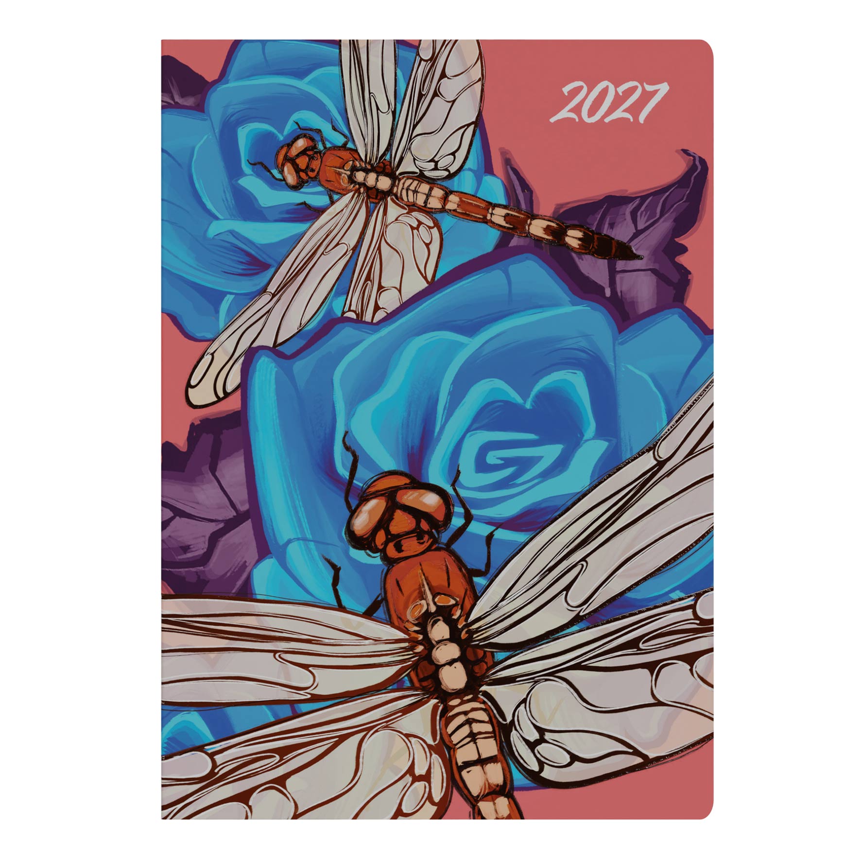 DIARY 2027 COLLINS THE ROSES A5 E-TR153.DF WTV RCYL DRAGONFLY