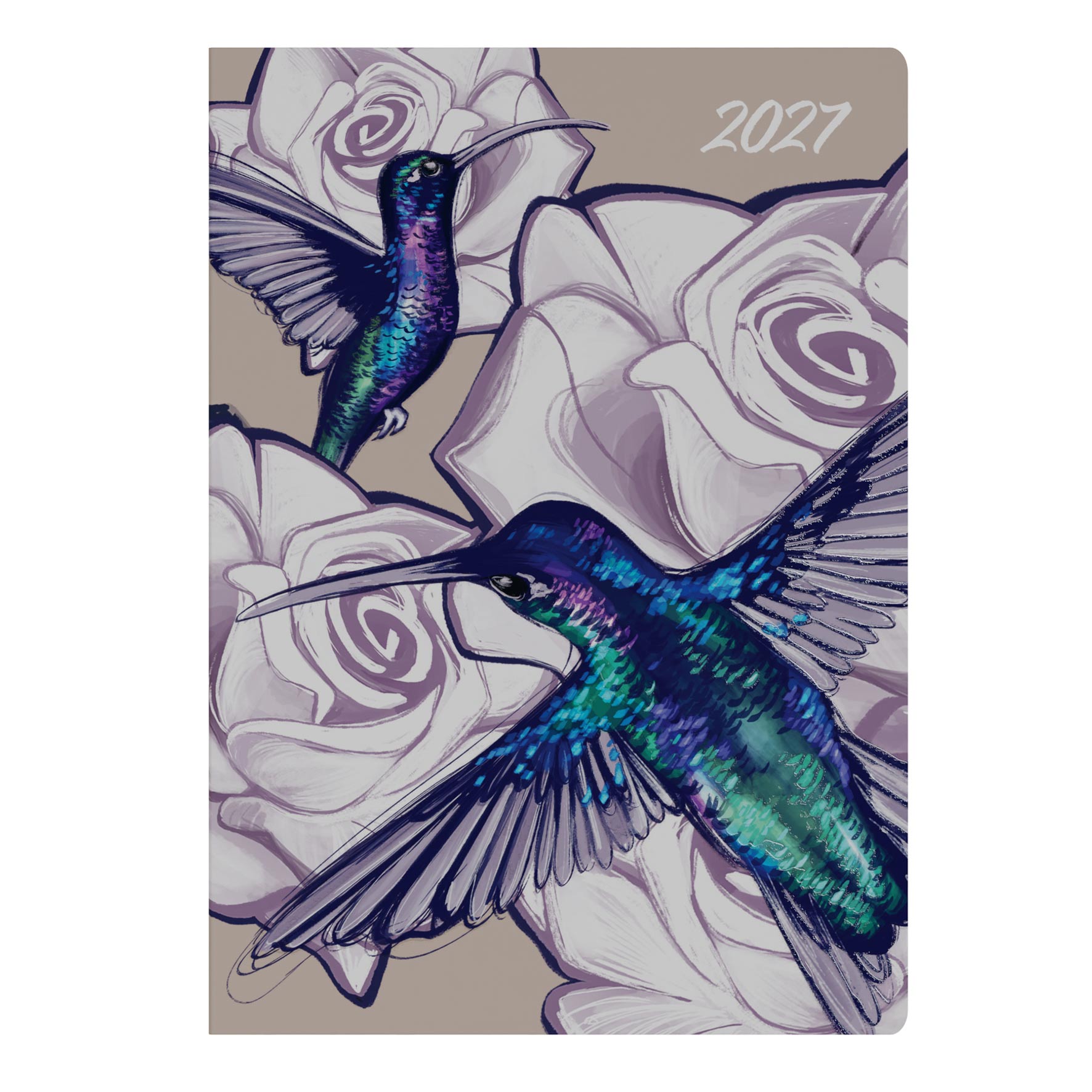 DIARY 2027 COLLINS THE ROSES A5 E-TR153.HB WTV RCYL HUMMINGBIRD