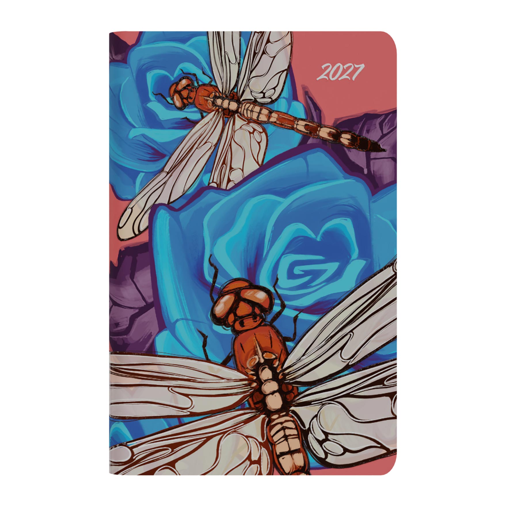 DIARY 2027 COLLINS THE ROSES 132X85MM E-TR1PK3.DF WTV RCYL DRAGONFLY