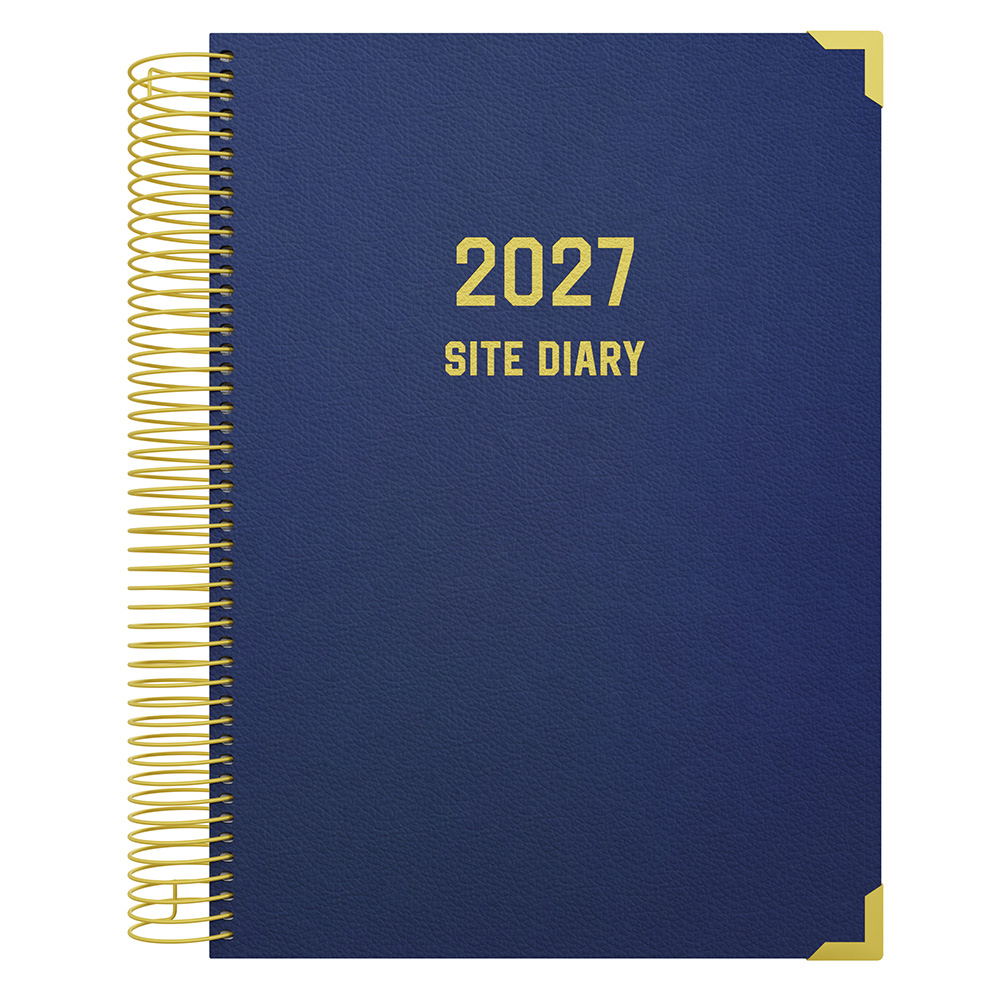 DIARY 2027 COLLINS SITE DIARY A4 STD141.59 DTP NAVY