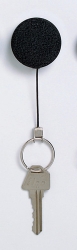 KEY HOLDER REXEL METAL WITH KEY RING & NYLON CORD