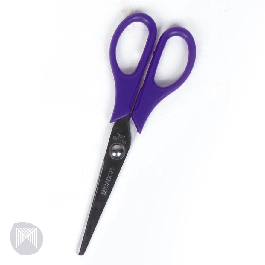 SCISSORS MICADOR PURPLE HANDLE 360/150
